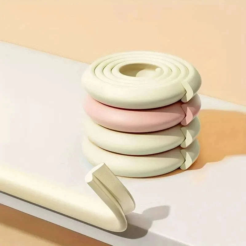 2M Baby Safety Bumper Strips for Table Edges-Beige