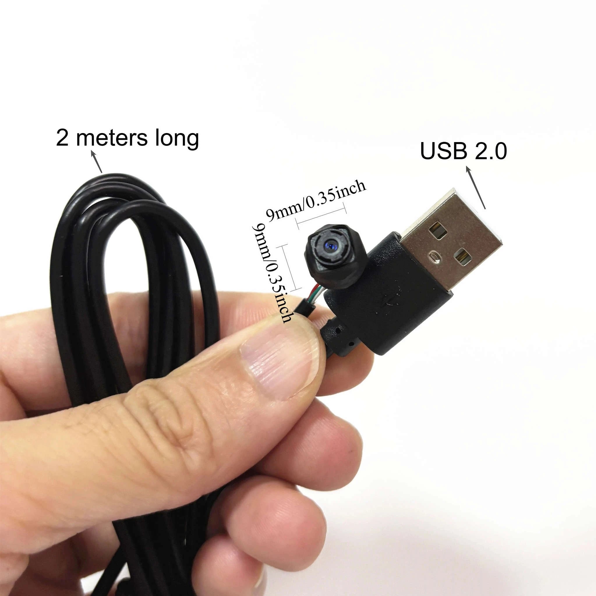 2MP 9mm USB Industrial Mini Camera with Type‑C Connectivity-USB 2.0