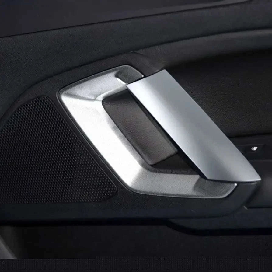2pcs Car Door Handle Trim Covers for Peugeot 408 308 308S-Australia / Red