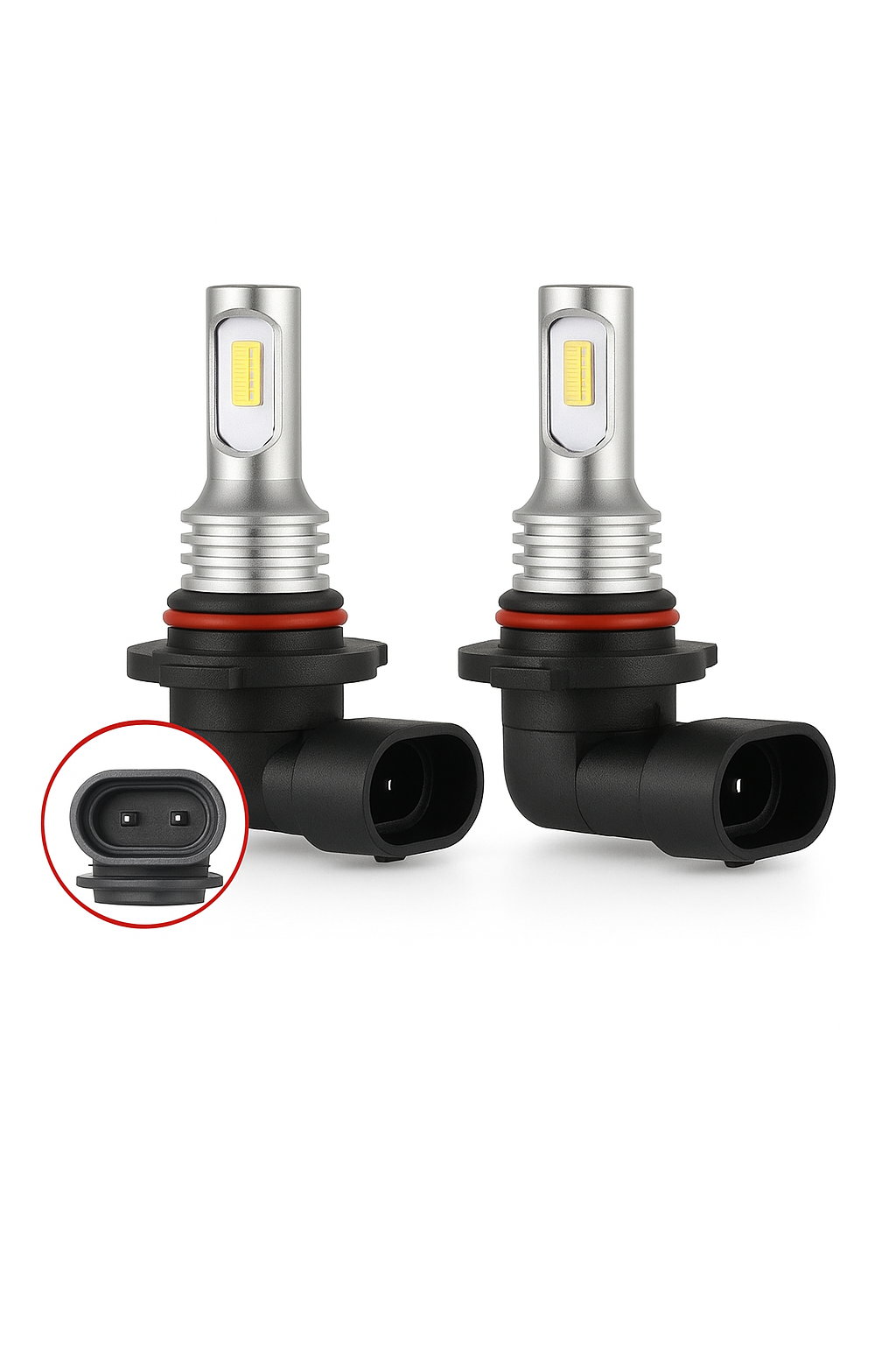 2 pièces ampoules HB3 pour voiture 9005 9006 HB4 ampoule phare lampe lumière 6000K blanc phares automobiles lampes antibrouillard Turbo Lampe principale