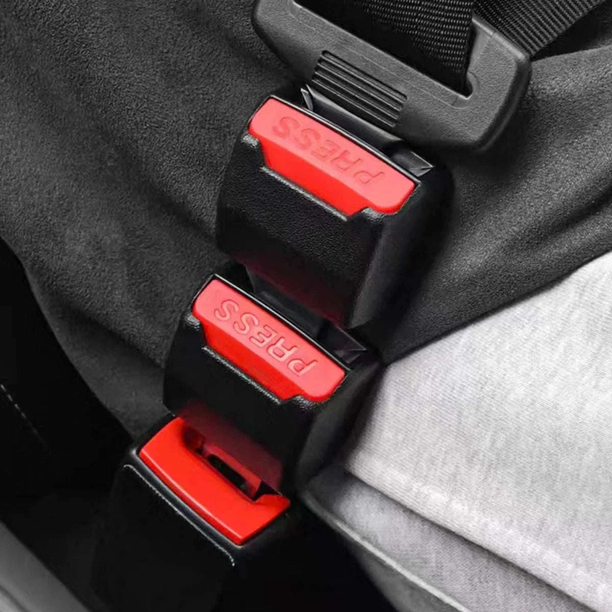 2pcs Car Seat Belt Extender with Padding for Comfortable Fit-black / United States