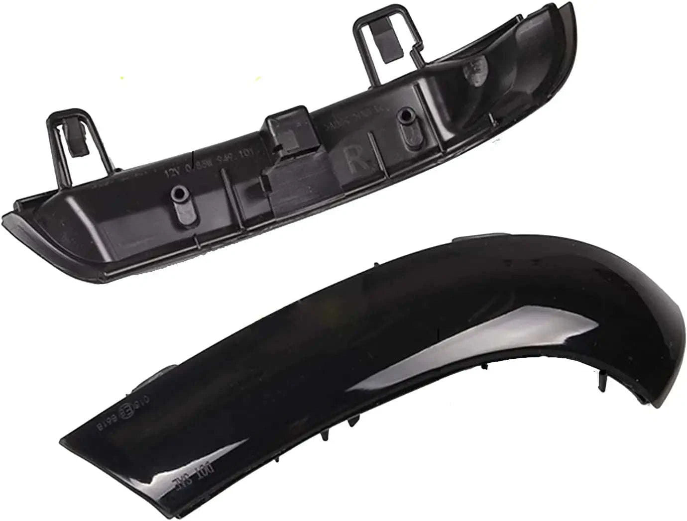 2pcs Dynamic LED Turn Signal Mirror Indicator Light-Yellow