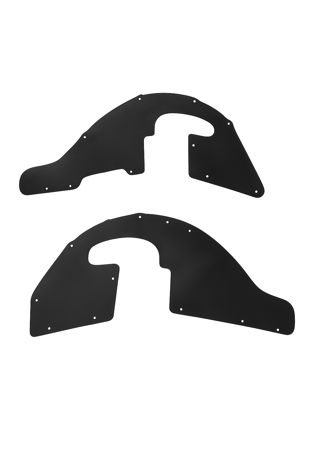 2 buc Front arcusuri de noroi, apărătoare de stropi, aripi, folii de protecție, plăci de protecție, capace de protecție, nasturi pentru Toyota Land Cruiser Prado LC95 LC120 LC150
