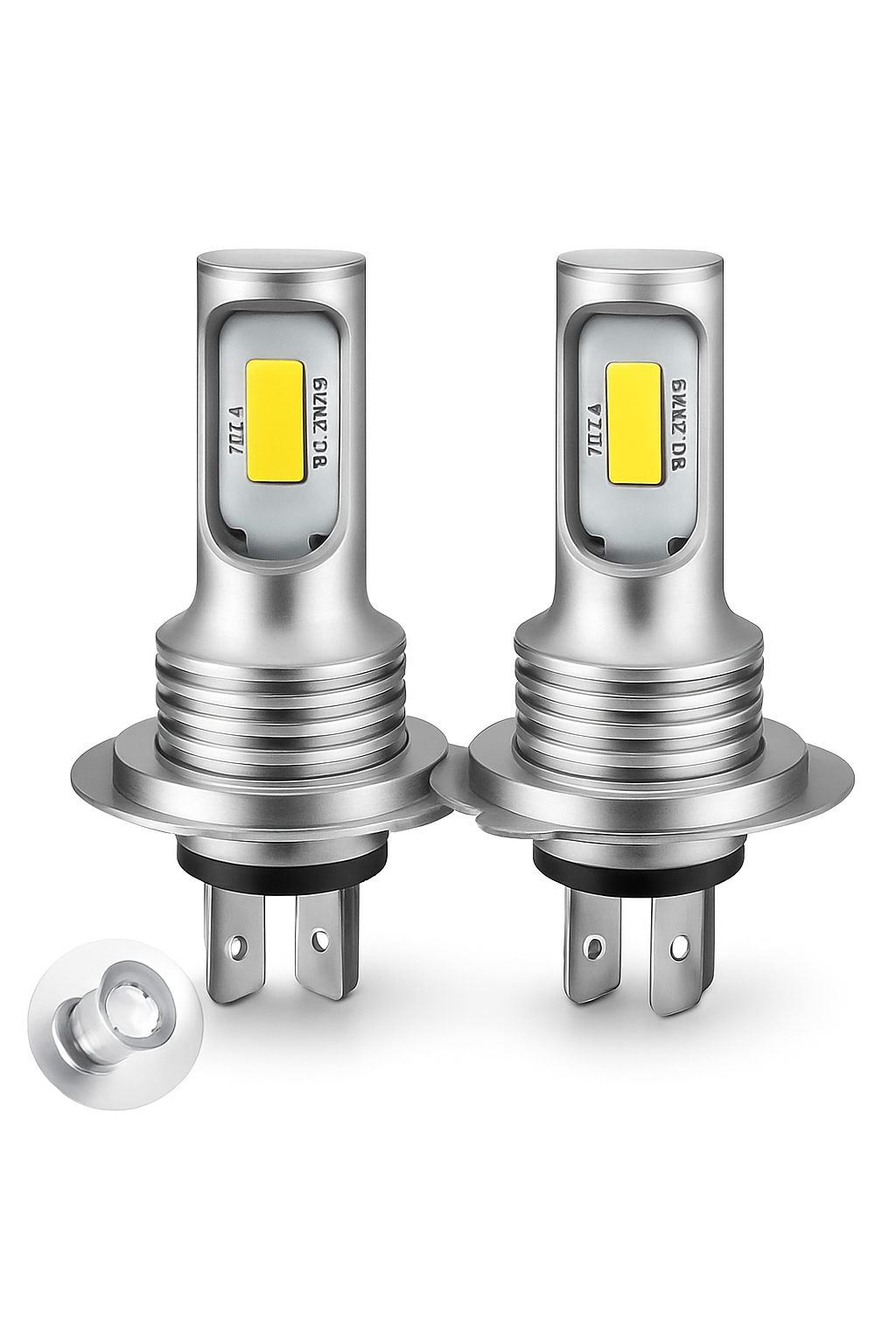 2 sztuki Żarówki LED H7 H1 H8 H9 H11 9005 9006 HB3 HB4 CSP LED Super Jasne światła drogowe DRL Lampa 6000K Biała 3000K Żółta 12000K Niebieska