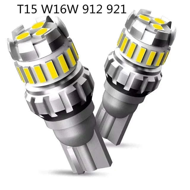 2pcs P21W LED Canbus Bulbs 6500K White-T15 W16W 921 912 / China Mainland / 6500K White