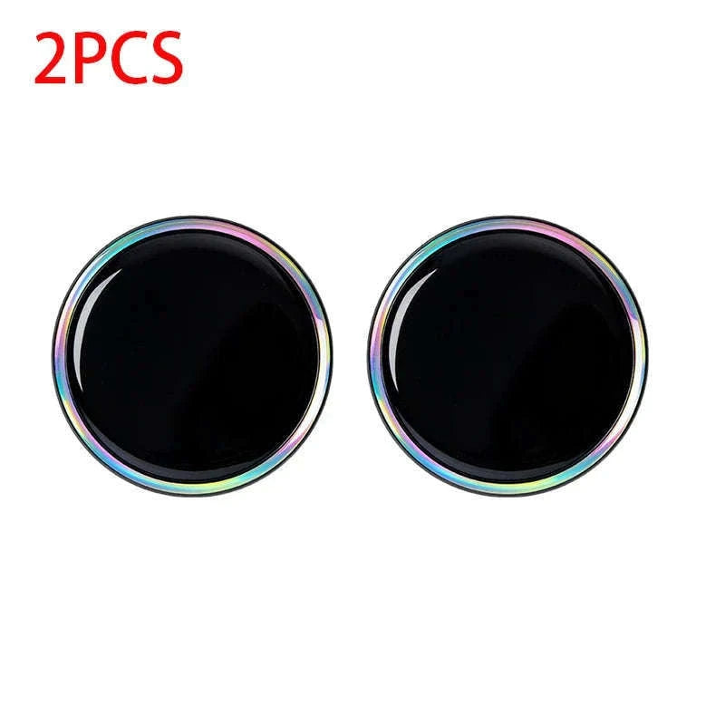 2PCS Universal Car Cup Holder Mat 7cm Silicone Anti-Slip-Black 2Pcs / Other