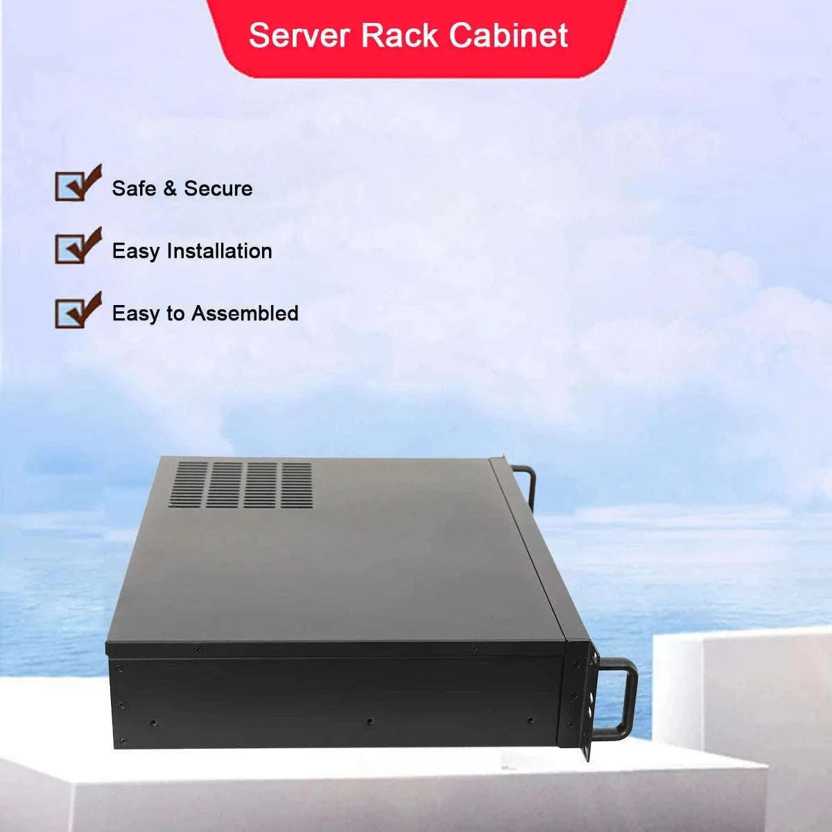 2U Ultra Short Rack Server Case 35cm Depth Micro ATX Mini ITX-United States