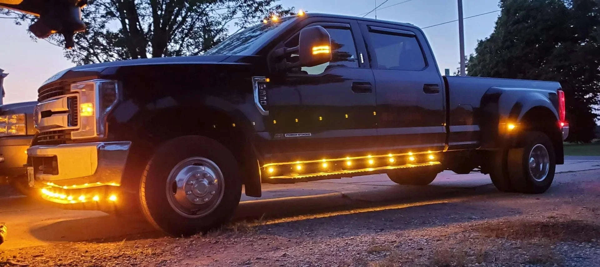 3/4-Inch LED Side Marker Lights for 12V Vehicles-Blue / 20PCS