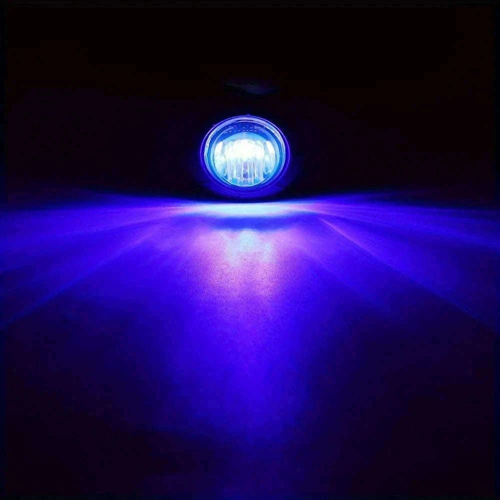 3/4-Inch LED Side Marker Lights for 12V Vehicles-Blue / 20PCS