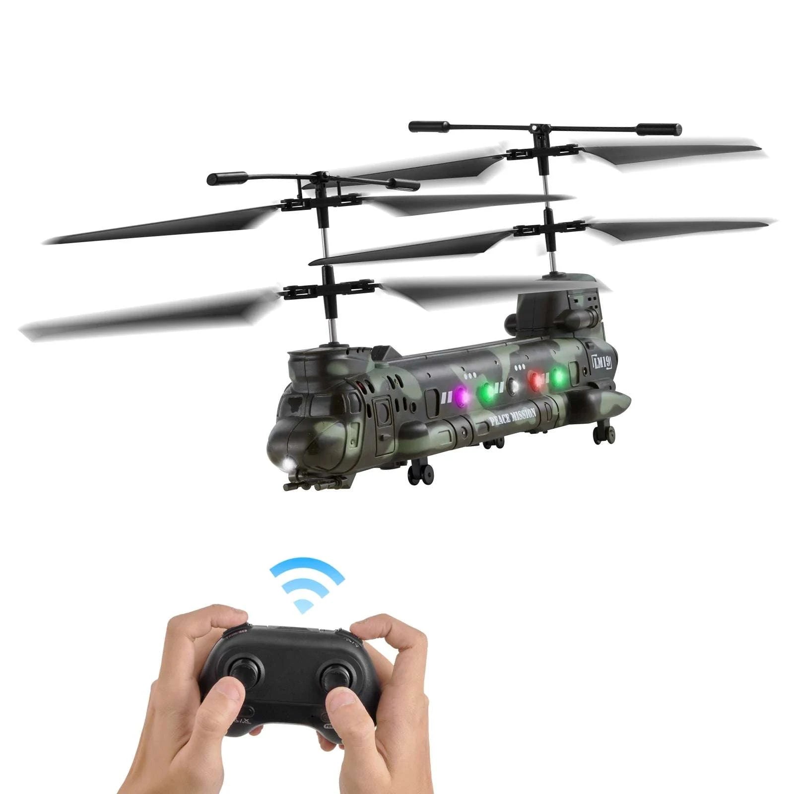 3.5 Channel RC Helicopter with LED Lights & Easy Control-1 PC / United States