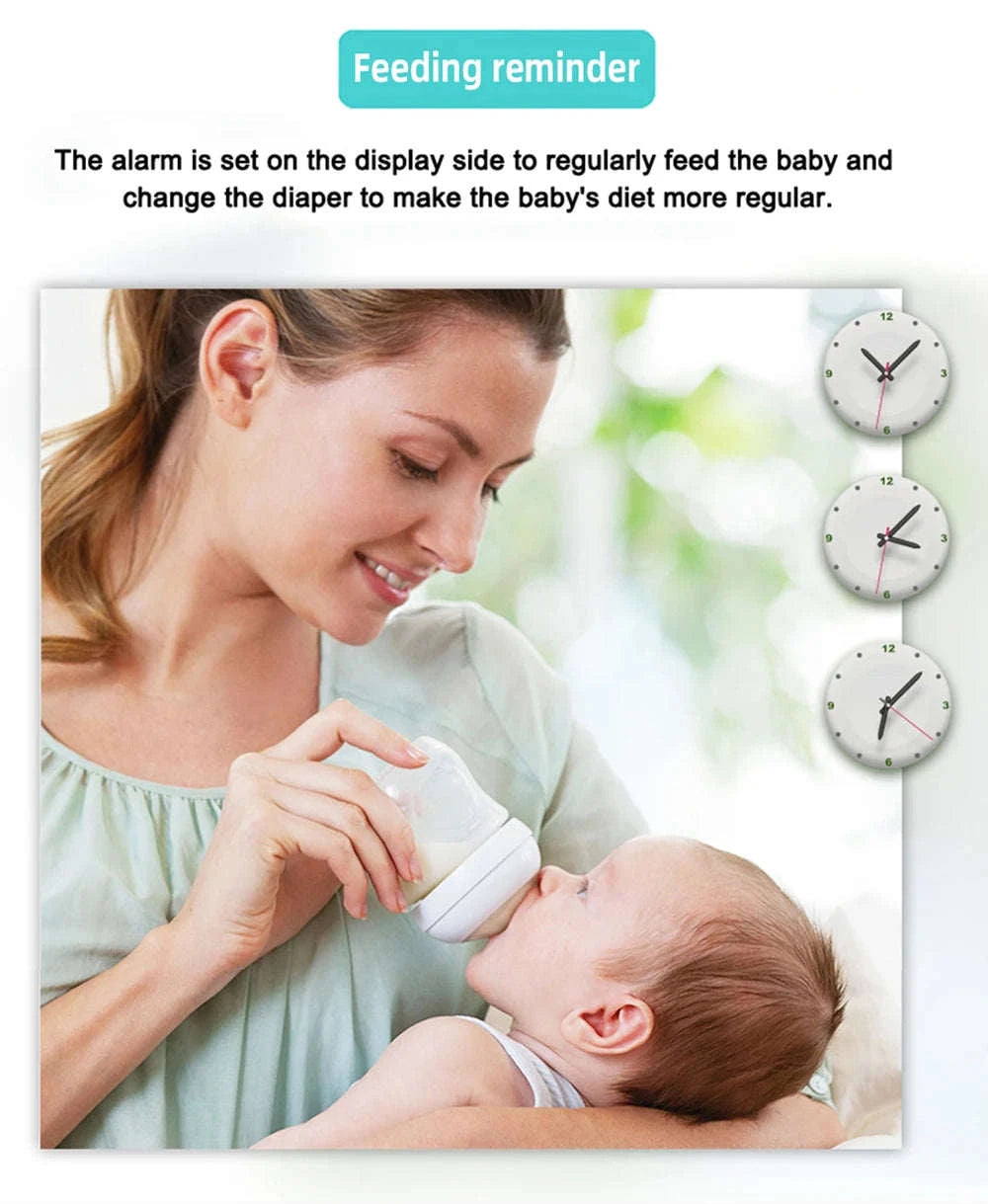 3.5-inch Wireless Baby Monitor with Night Vision & 2-Way Audio-Baby Monitor