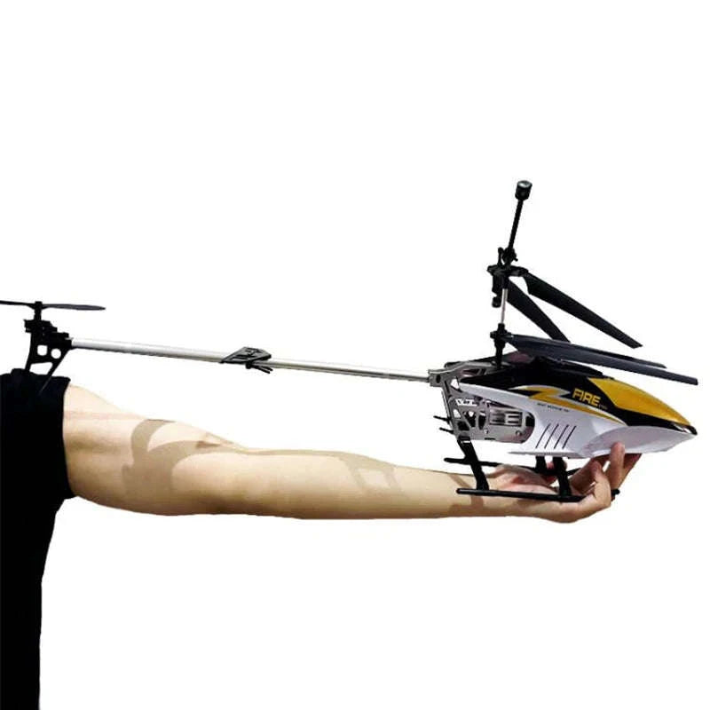 3.5CH 80cm Extra‑Durable RC Helicopter Drone-Silver