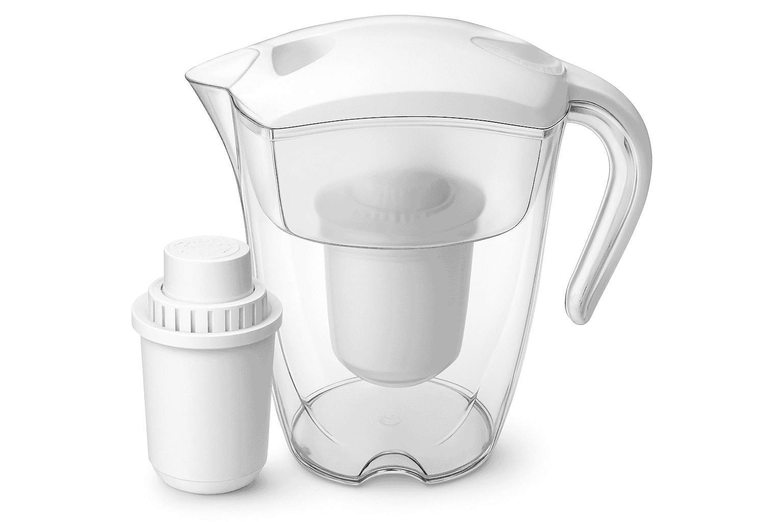 3.5L Alkaline Mineral Water Pitcher Filter - 400L Long-Life Filters-3 x Replace Filter / China Mainland
