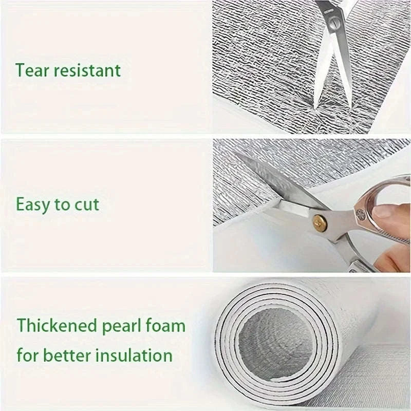 3.5mm Double-Sided Reflective Aluminum Foil Insulation Roll 50x300cm-Germany / 3.5mm-50x300cm