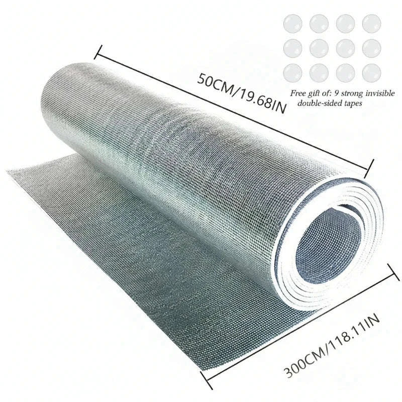 3.5mm Double-Sided Reflective Aluminum Foil Insulation Roll 50x300cm-Germany / 3.5mm-50x300cm