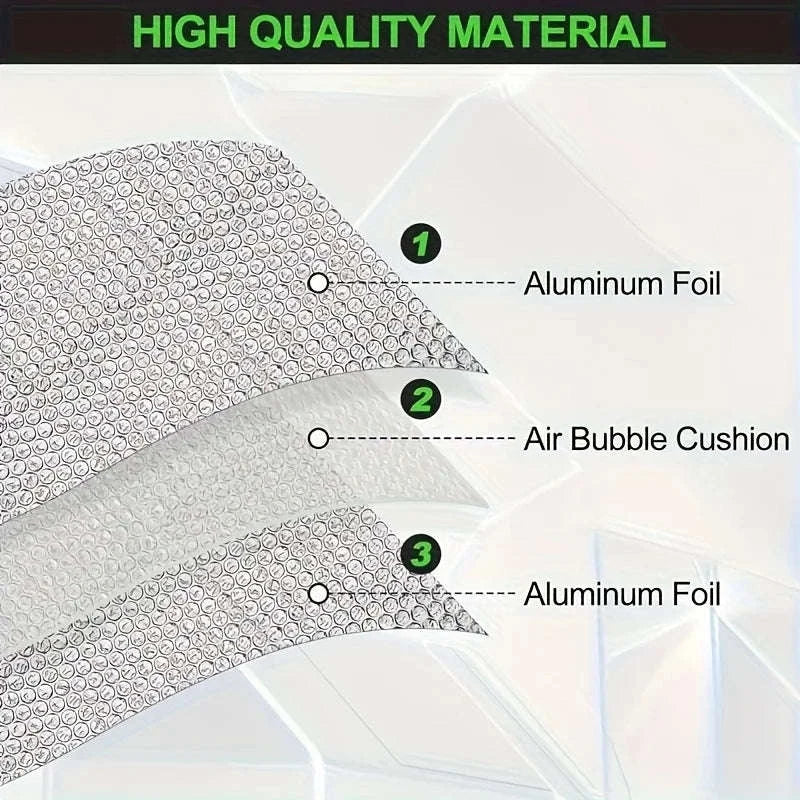 3.5mm Double-Sided Reflective Aluminum Foil Insulation Roll 50x300cm-Germany / 3.5mm-50x300cm