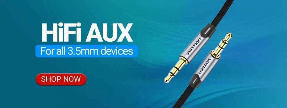 3.5mm to 2 RCA Audio Splitter Cable for Clear Sound-Alloy Shell-PVC / 5m / China Mainland