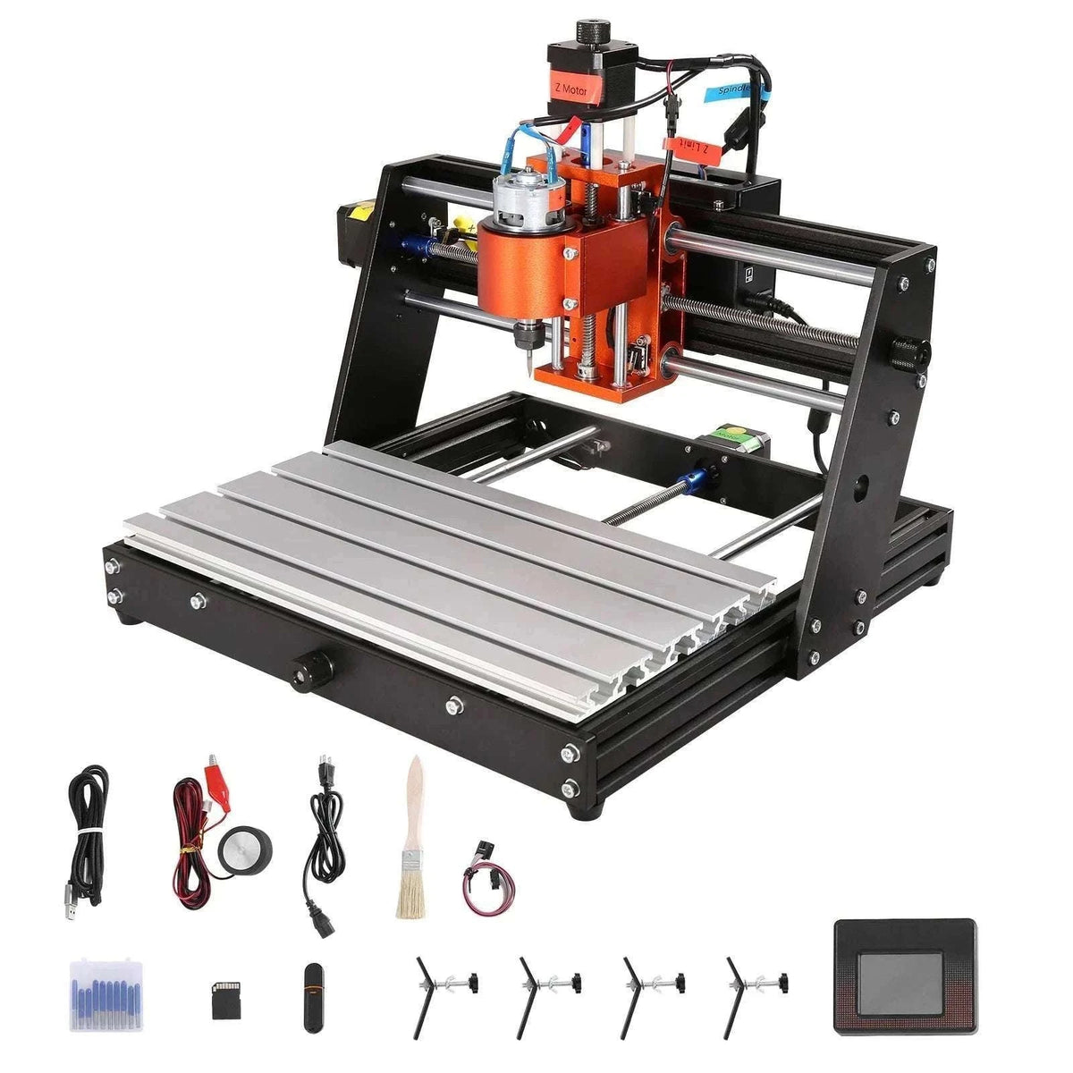 3-Axis CNC Router Machine GRBL Wood Engraving & Milling Kit-30 x 20 cm 120 W / GERMANY