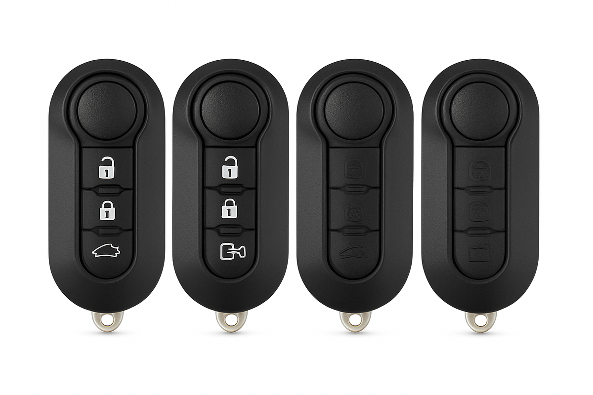 Cheie de rezervă modificată cu 3 butoane pentru Fiat 500 Panda Punto Bravo Stilo Ducato, Citroën Jumper, Peugeot Boxer SIP22, cheie cu clapetă