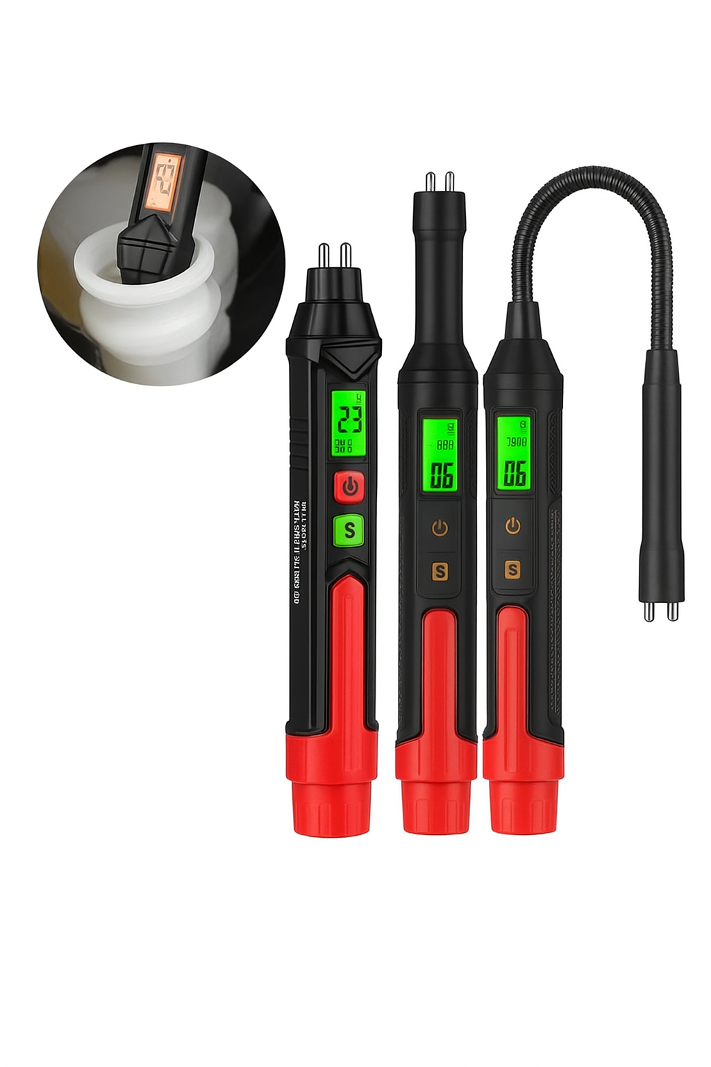 Testeur numérique portable de liquide de frein avec rétroéclairage et alarme sonore
