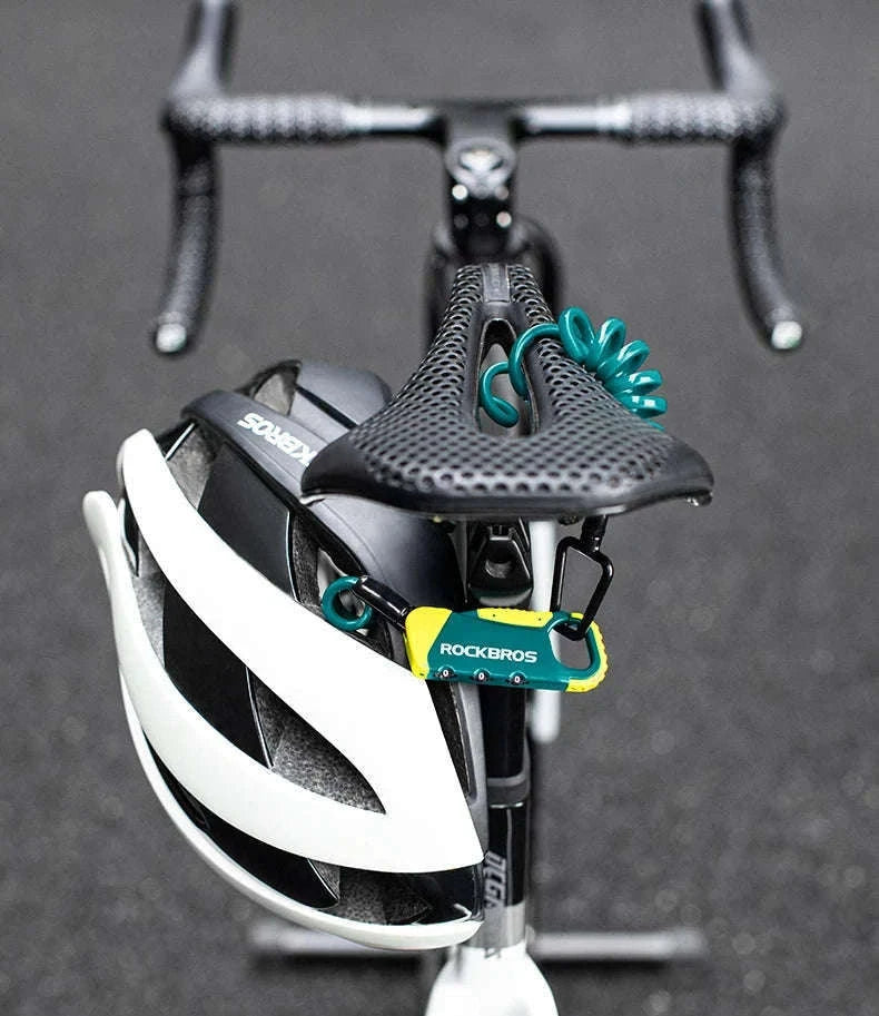 3-Digit Bicycle Cable Lock, 120cm Anti-Theft Lock-RBK6N-OR