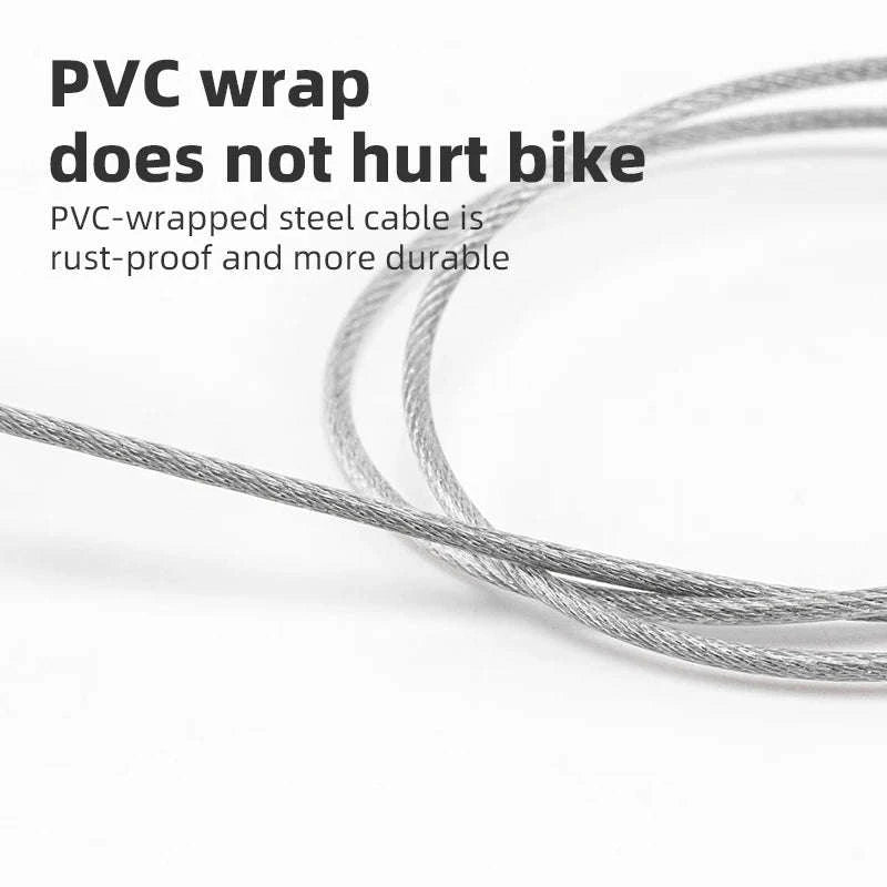 3-Digit Bicycle Cable Lock Steel Anti-Theft Helmet & Bike Lock-TL0956