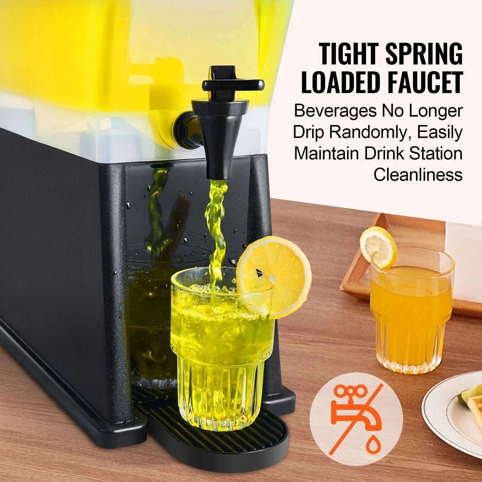 3 Gallon Beverage Dispenser with Stand, Spigot & Lid-Poland