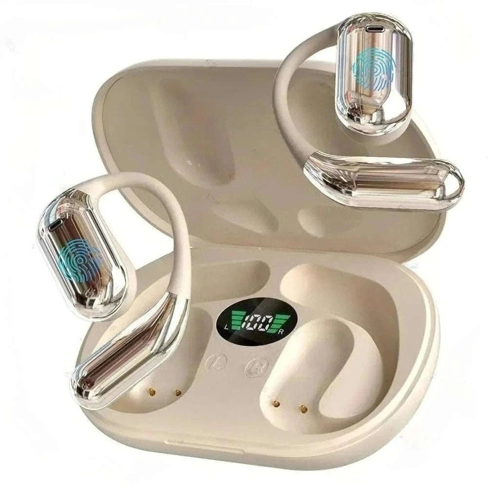 3‑in‑1 AI Translator Earbuds with Real‑Time Voice Translation-Beige BT5.3 hot sale