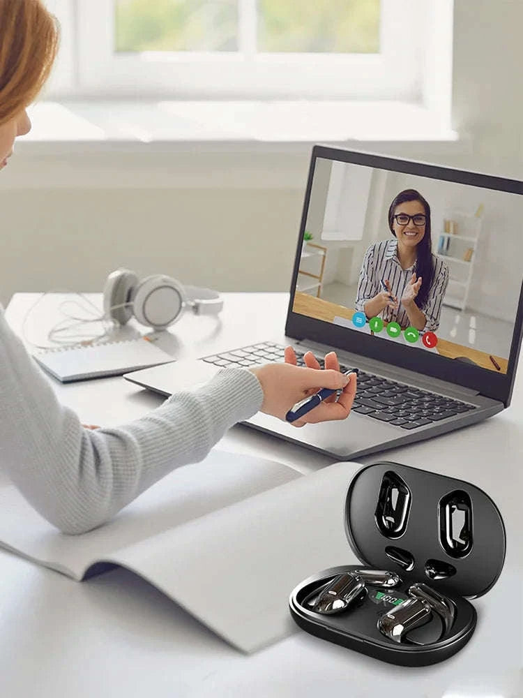 3‑in‑1 AI Translator Earbuds with Real‑Time Voice Translation-Beige BT5.3 hot sale