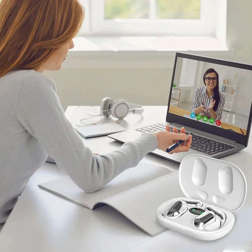3‑in‑1 AI Translator Earbuds with Real‑Time Voice Translation-Beige BT5.3 hot sale