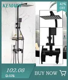 3‑in‑1 Automatic Bathroom Faucet With Soap Dispenser & Hand Dryer-black 2 in 1