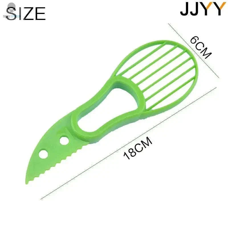 3-in-1 Avocado Slicer and Butter Cutter for Safer Prep-Yellow
