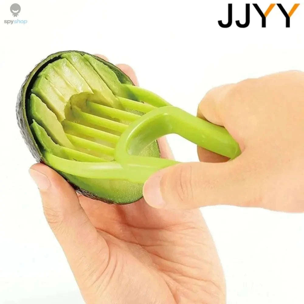 3-in-1 Avocado Slicer & Butter Cutter – Safe, Quick, Multi‑Purpose Prep Tool-Yellow