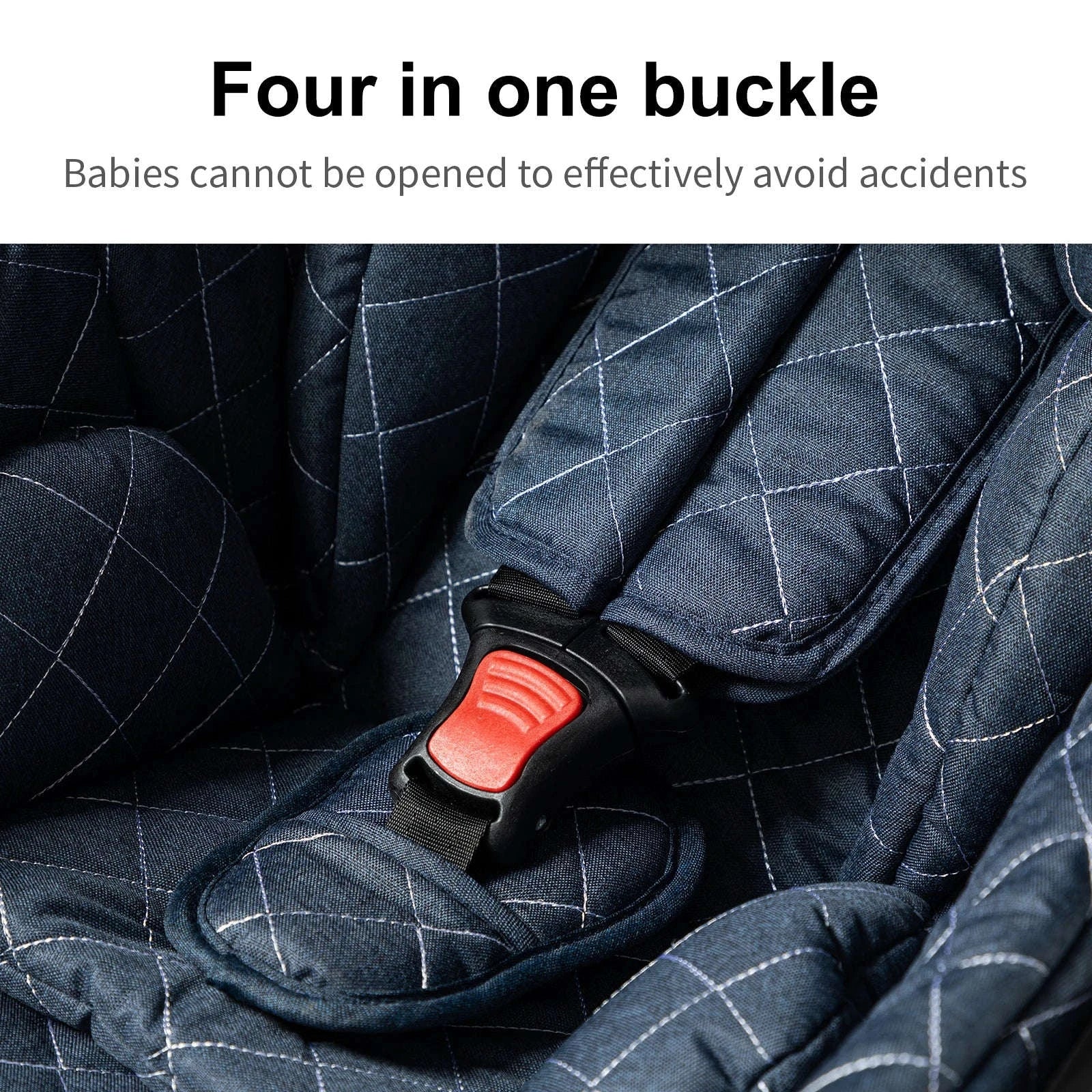 3‑in‑1 Baby Stroller Travel System Pushchair-V9-CHOCOLATE