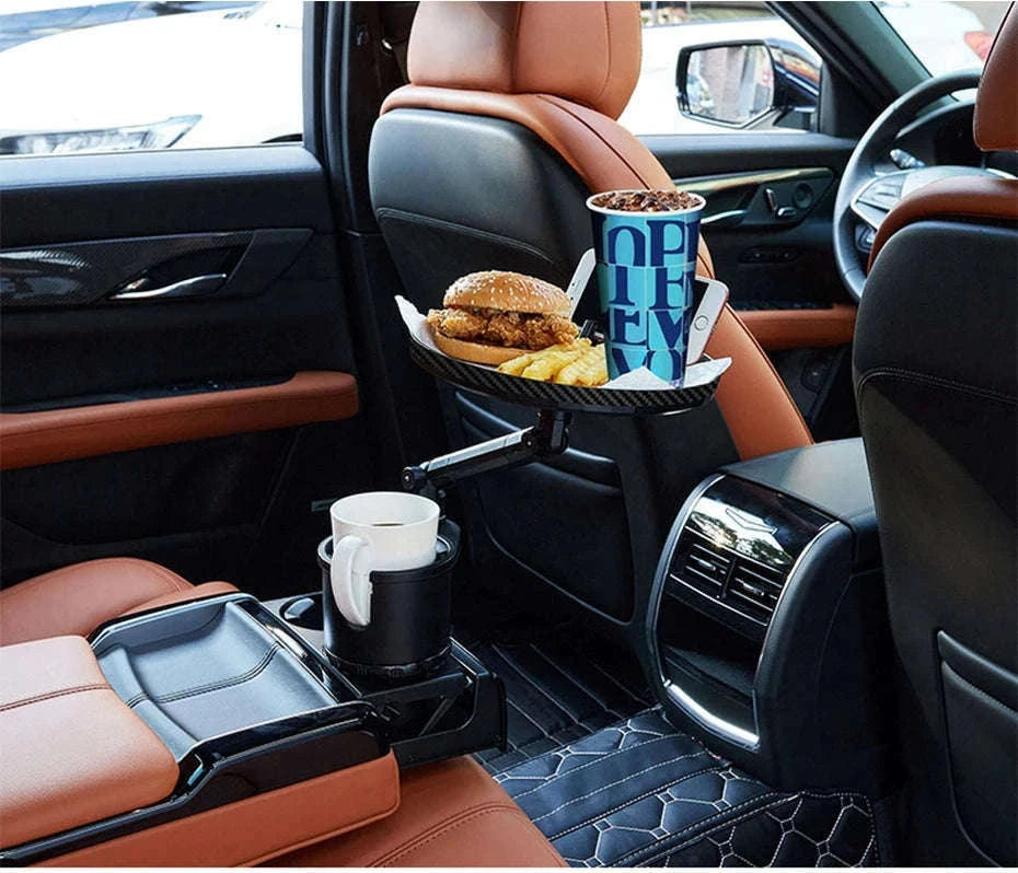 3 in 1 Car Cup Holder Extender with Tray-1Pack