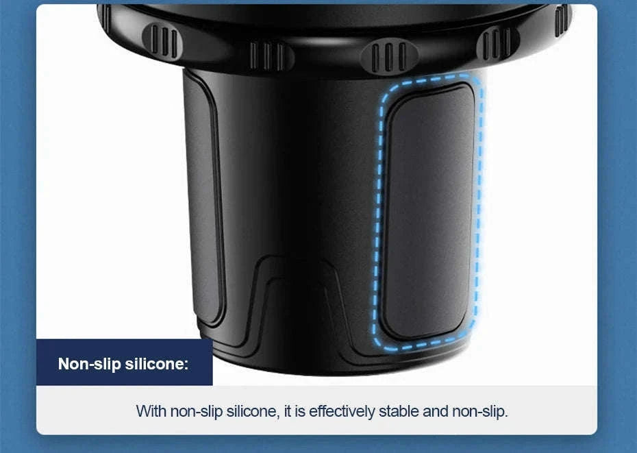 3 in 1 Car Cup Holder Extender with Tray-1Pack