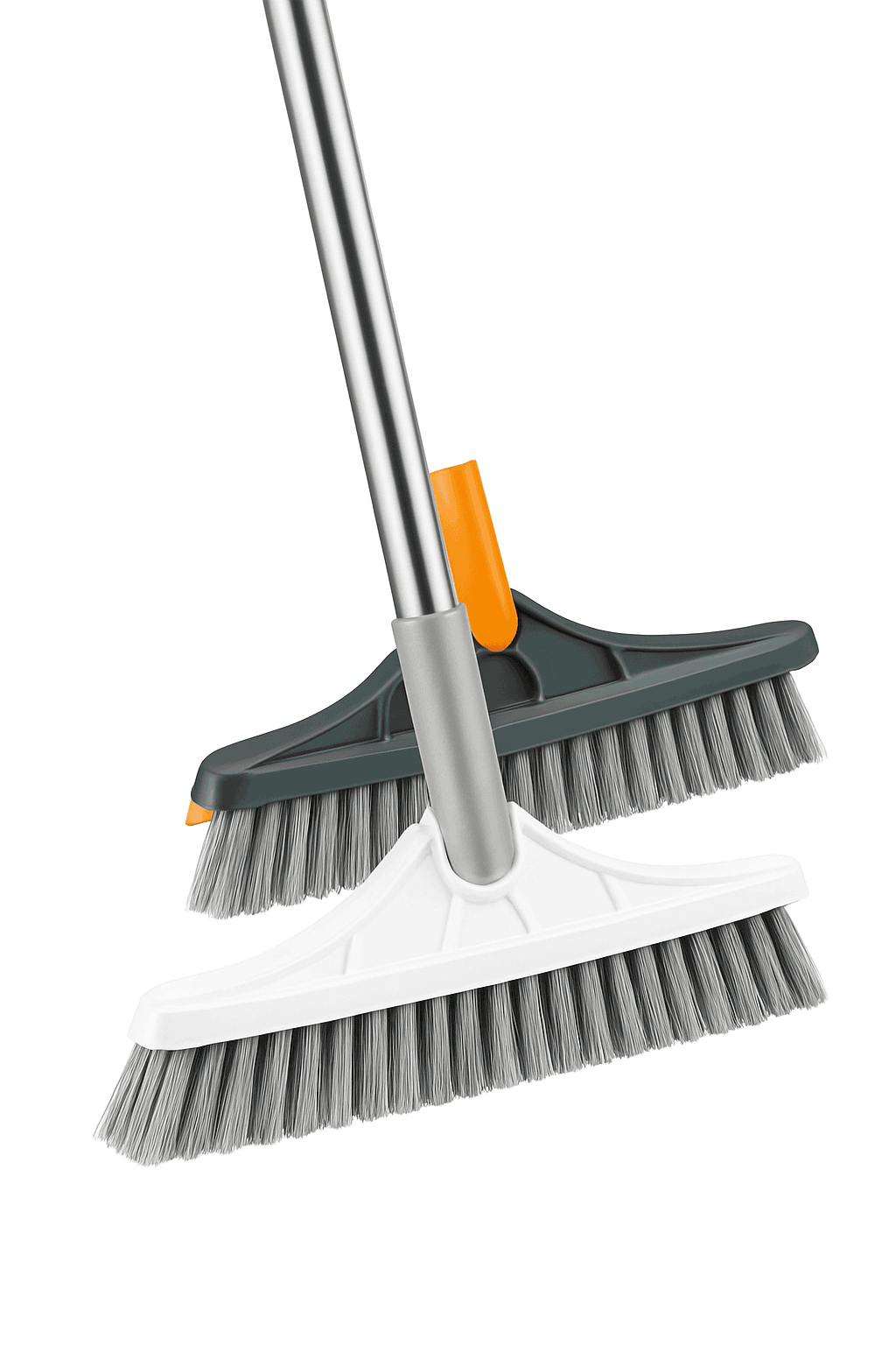 3-in-1 Cleaning Brush with Rotating Head and Long Handle-White-102CM / 2 in 1