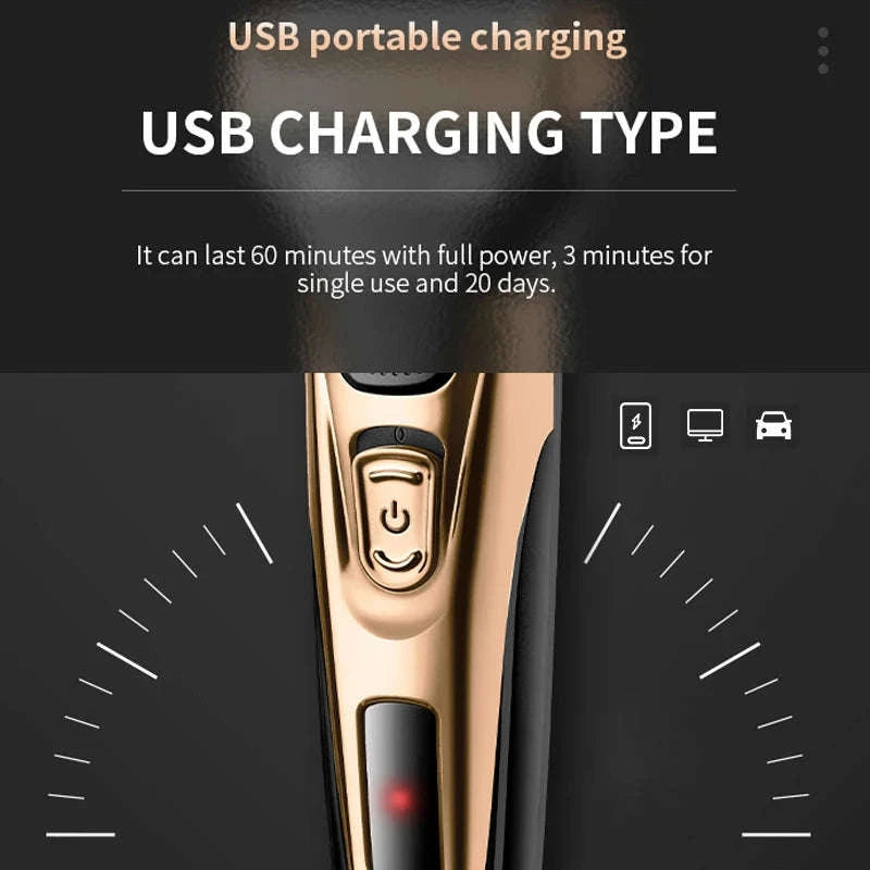 3-in-1 Electric Shaver & Grooming Kit for Beard, Nose, and Hair-km 1429 With box