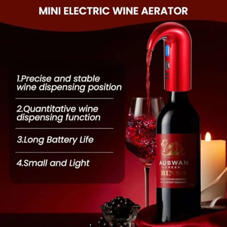 3-in-1 Electric Wine Aerator, Decanter and Dispenser Set-United States / LuckyRed