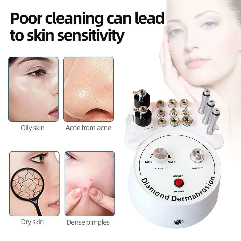 3-in-1 Facial Peeling Deep Cleansing Device-3 in 1 White / US / United States