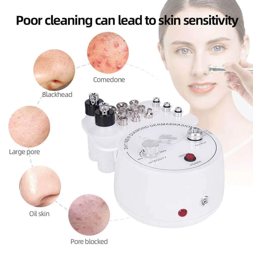 3-in-1 Facial Peeling Deep Cleansing Device-3 in 1 White / US / United States