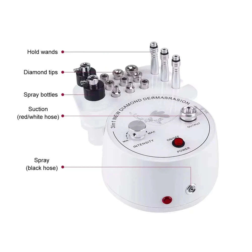 3-in-1 Facial Peeling Deep Cleansing Device-3 in 1 White / US / United States