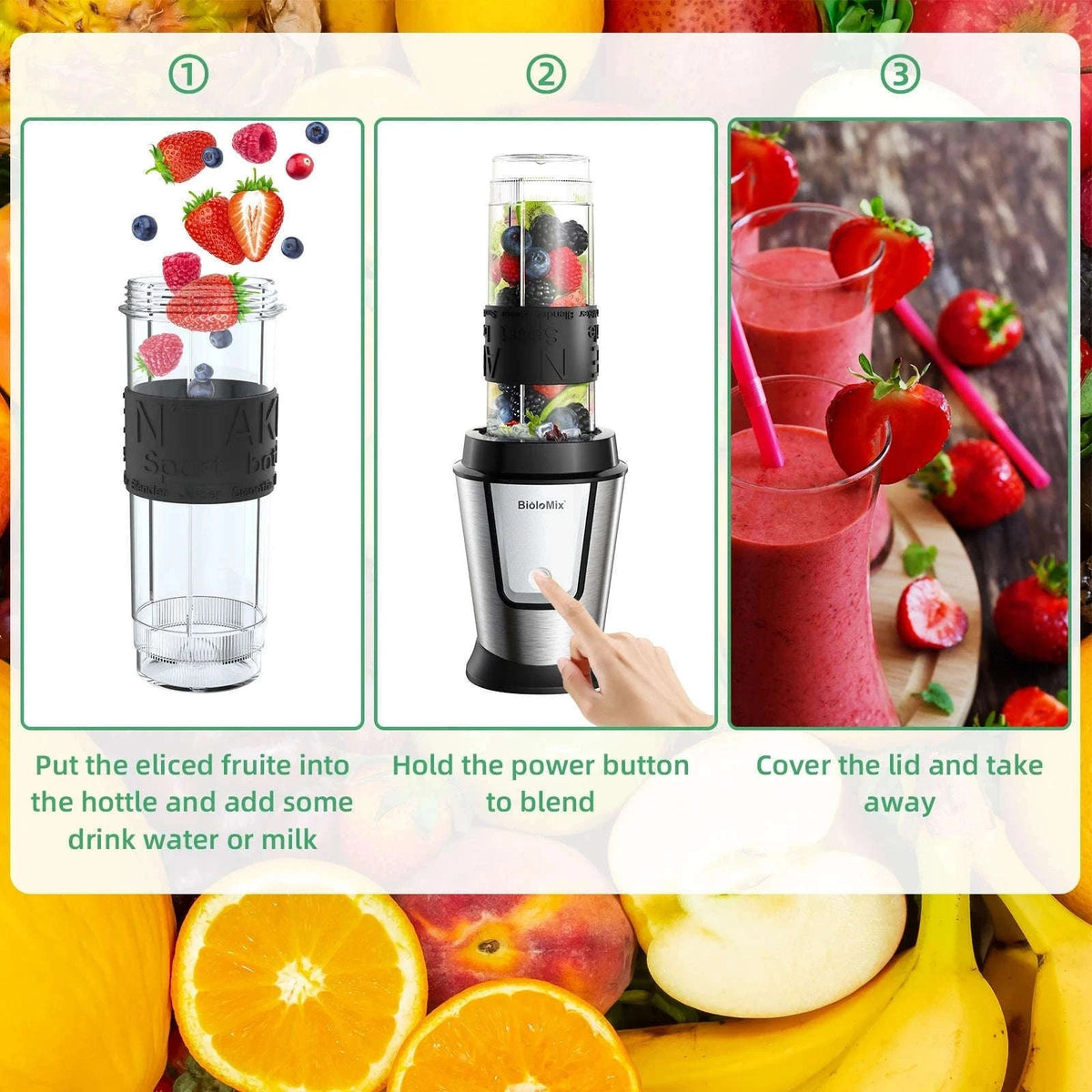 3-in-1 Food Processor 700W Blender, Chopper and Grinder-TB23M / US / United States