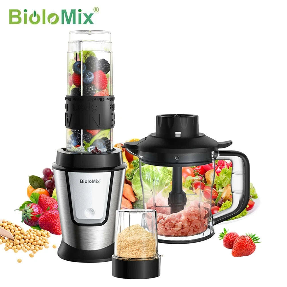 3-in-1 Food Processor 700W Blender, Chopper and Grinder-TB23M / US / United States