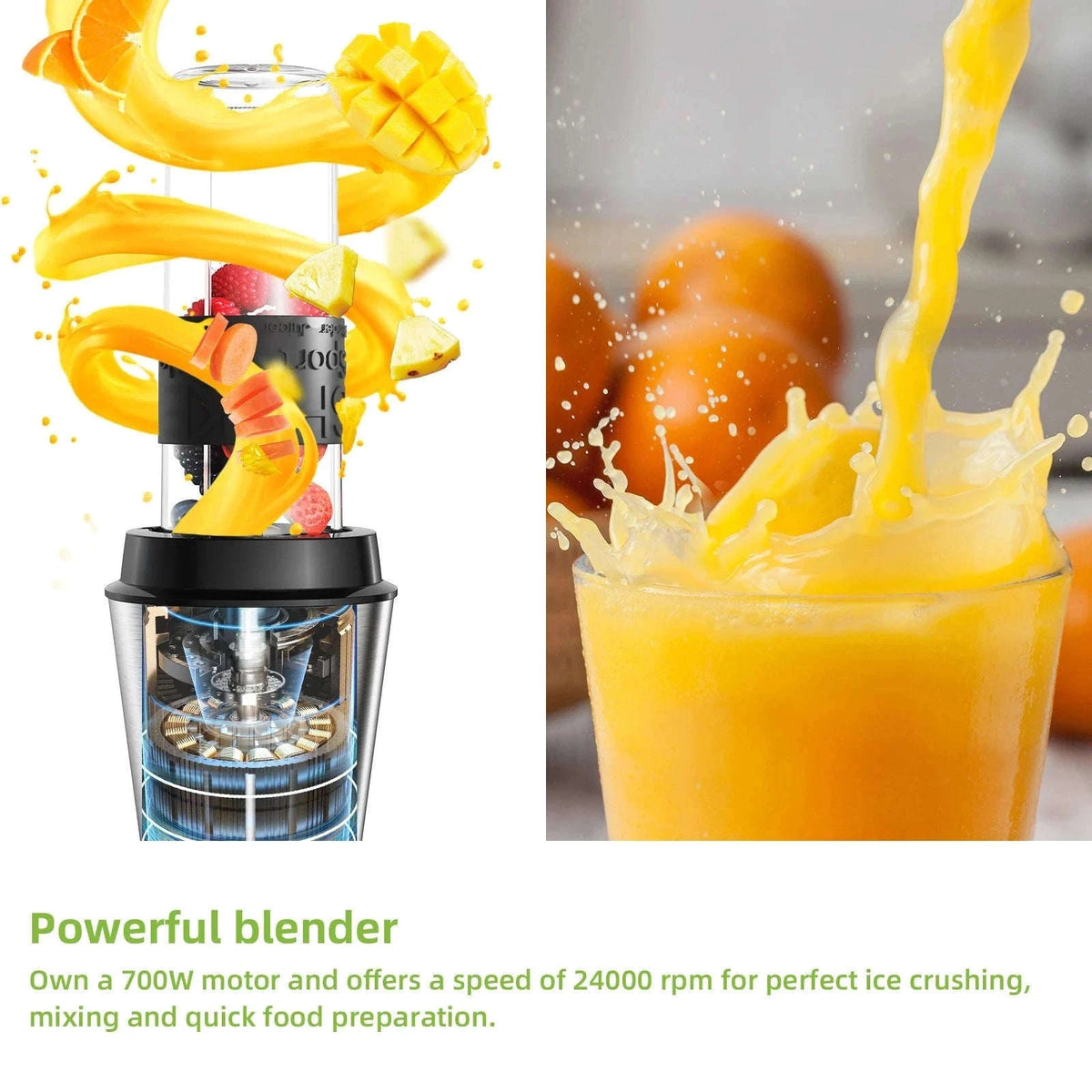 3-in-1 Food Processor 700W Blender, Chopper and Grinder-TB23M / US / United States