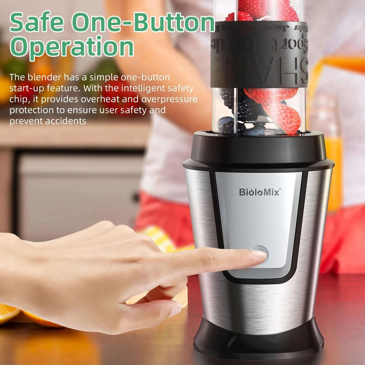 3-in-1 Food Processor 700W Blender, Chopper and Grinder-TB23M / US / United States