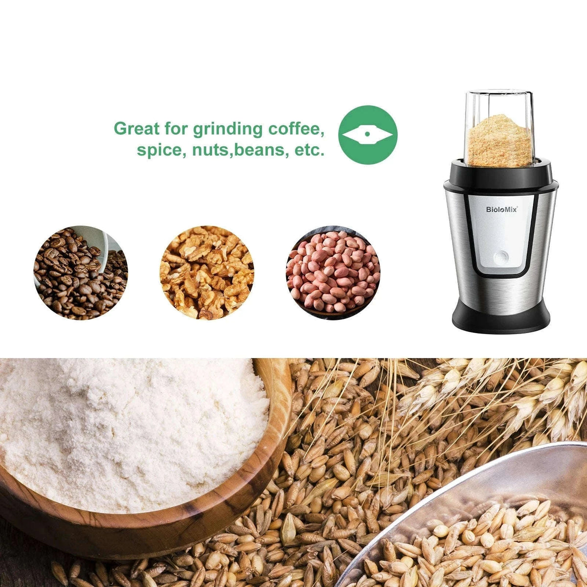 3-in-1 Food Processor 700W Blender, Chopper and Grinder-TB23M / US / United States