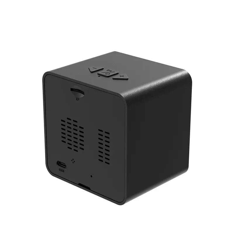 3 in 1 HD 1080P Wifi IP Clock Camera Desk Bluetooth Speakers Time Display Video Recorders Home Office Video Surveillance Camera-camera with 128GB