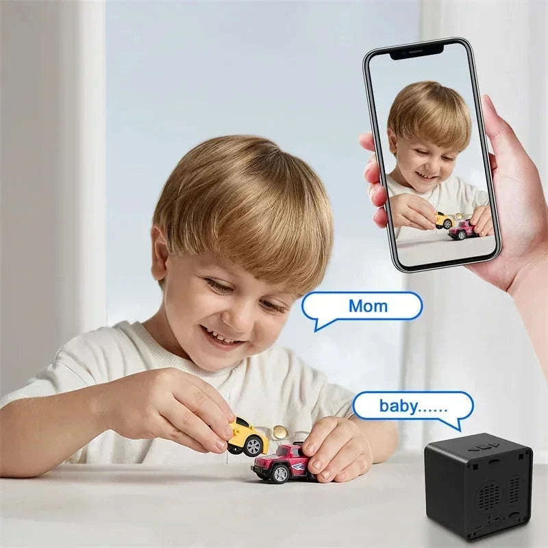 3 in 1 HD 1080P Wifi IP Clock Camera Desk Bluetooth Speakers Time Display Video Recorders Home Office Video Surveillance Camera-camera with 128GB