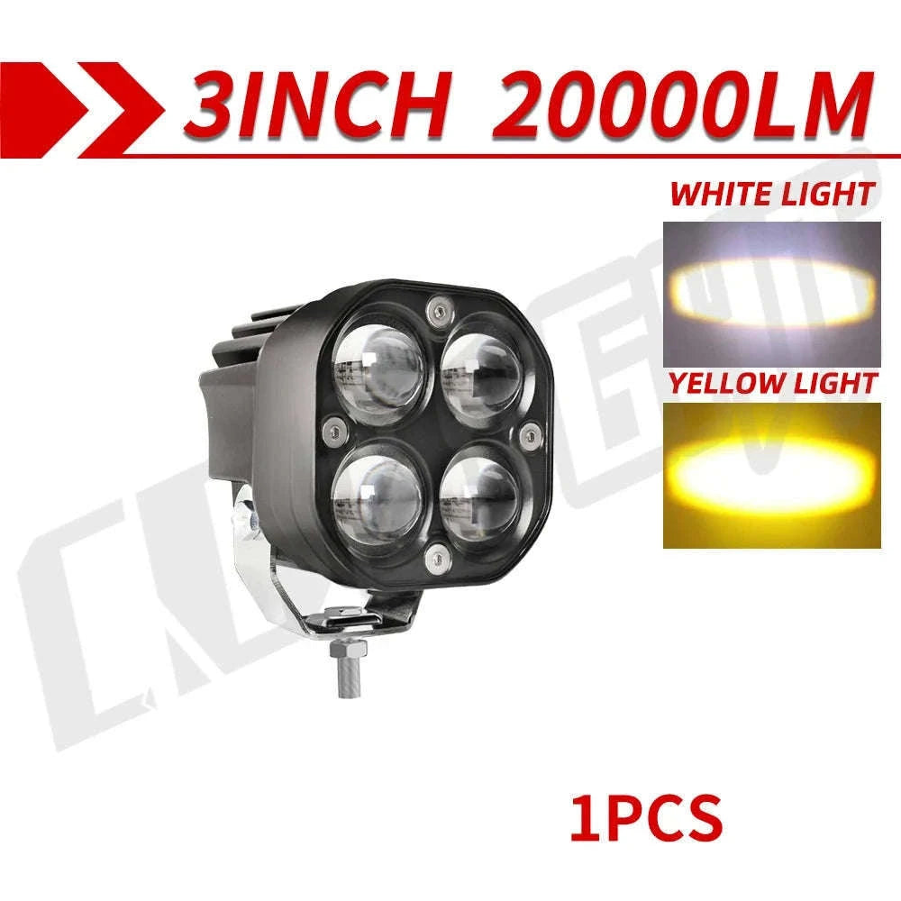 3 Inch LED Work Light 120W 12V/24V Combo Beam IP68-2PC   954H-Y